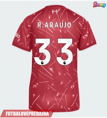 Lacne Ženy Futbalové dres Liverpool Ronald Araujo #33 2026-27 Krátky Rukáv - Domáci